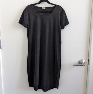 Velvet Tshirt dress